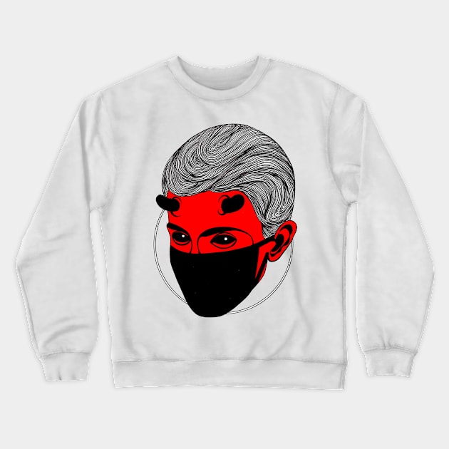 Always Wear Your Mask Crewneck Sweatshirt by FUN ART